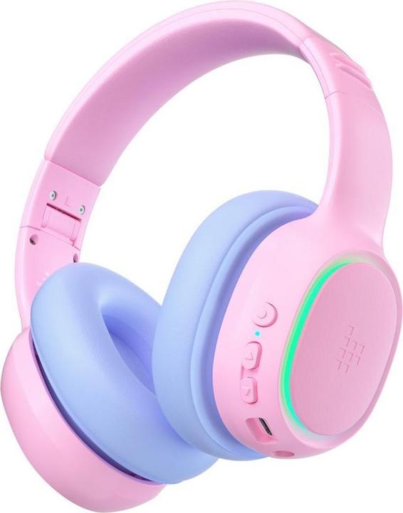 Actual product image Tronsmart KH03 Wireless Headphones with ANC, for Kids, Safe - Pink (Pink)