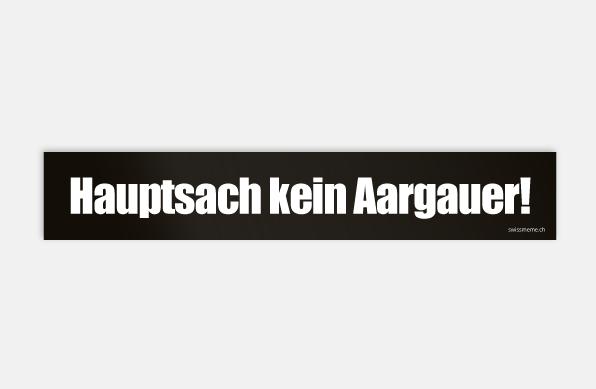 Image du produit SwissMeme Autocollant de voiture argovien noir