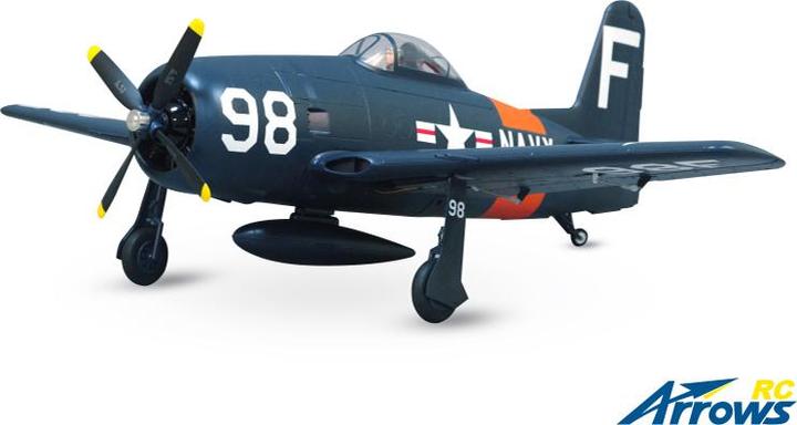 Actual product image Arrows F8F Bearcat 1100mm PNP w/ Electric Retracts