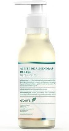 Actual product image Botánicapharma Botanicapharma - Oil Almond Pure For Face. Body And Hair Pump 250Ml (250 ml)