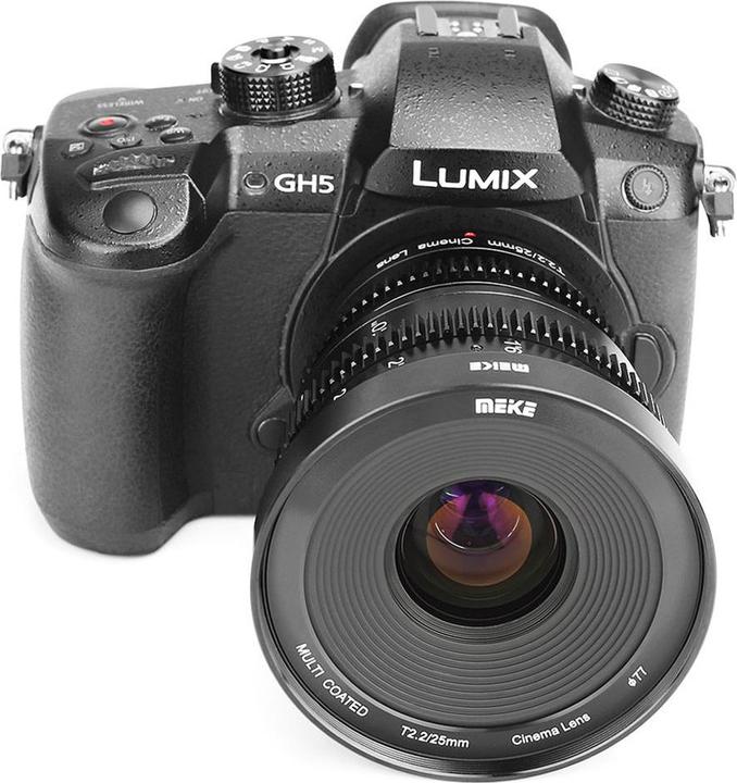 Produktbild Meike 25mm T2.2-22 MFT Cine Lens (Micro Four Thirds, APS-C / DX)