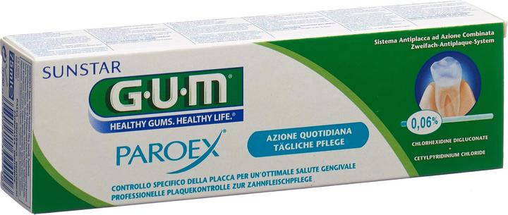 Actual product image GUM SUNSTAR PAROEX Zahnpasta 0.06 % chlorhexidine (75 ml)