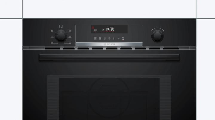 Actual product image Bosch Hausgeräte Series 6, built-in microwave with convection, 60 x 45 cm, black, CMA585GB1