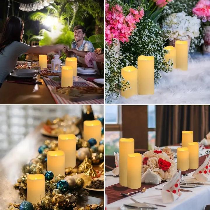Actual product image Cbx 24 Stück Flammenlose LED Kerzen mit Fernbedienung und Timer Funktion (24 x)