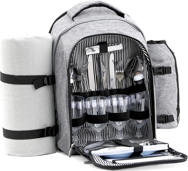 Immagine prodotto CampFeuer Zaino da picnic 32 pezzi