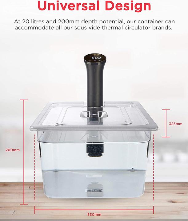 Immagine prodotto Sous Vide Tools Contenitore in policarbonato da 20 L
