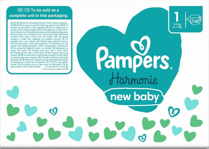 Produktbild Pampers Harmonie (Gr. 1, Monatsbox, 180 Stück)