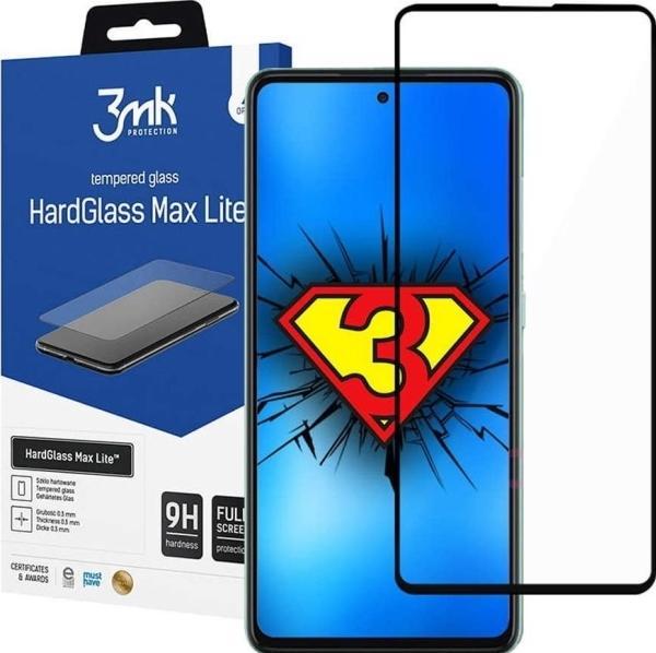 Actual product image 3MK Hardglass Max Lite screen protector (1 Piece, Samsung Galaxy A52, Samsung Galaxy A52 5G, Samsung Galaxy A52s 5G)
