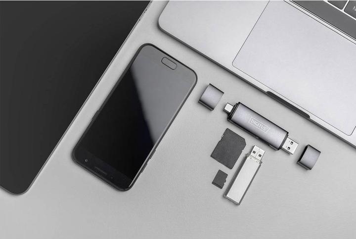 Produktbild Digitus Dual Card Reader Hub (USB 3.0, USB 2.0)