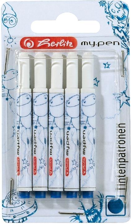 Produktbild Herlitz 10999852 - Blau - Mehrfarbig - Füllfederhalter - 5 Stück(e) - 19800 Stück(e) (Blau)