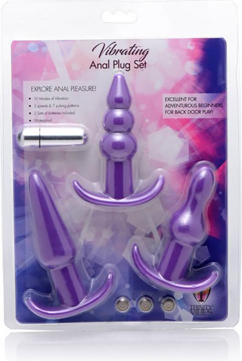 Produktbild Pipedream 4 Piece Vibrating Anal Plug Set