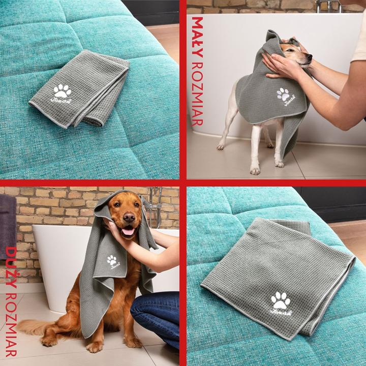 Image du produit Vileda Pet Pro serviette microfibre M (grise, taille M, 45 x 70cm) (45 x 70 cm)