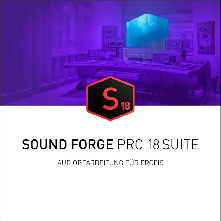 Magix SOUND FORGE Pro 18 Suite Download Code (1 User, 1 Devices/Users, unlimited)