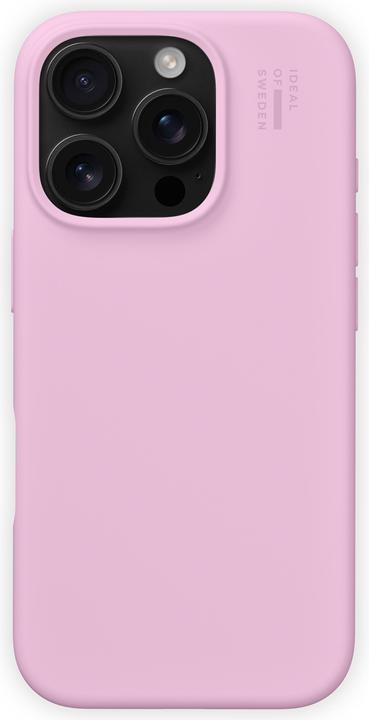 Actual product image iDeal Of Sweden iPhone 16 Pro Silicone Case - Bubble Gum Pink (Apple iPhone 16 Pro)