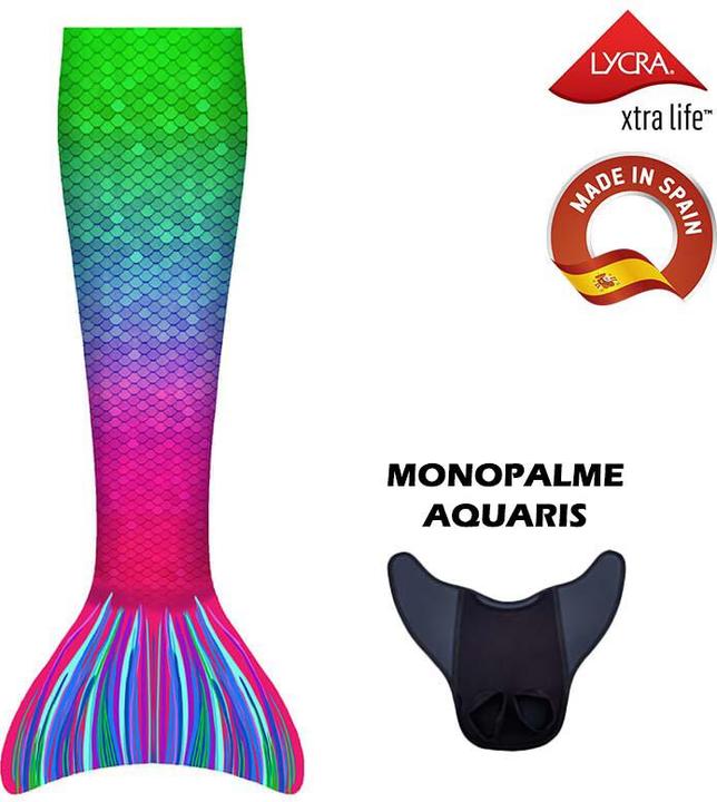 Produktbild Kuaki Mermaids Meerjungfrau-Kostüm mit Monoflosse Aquaris