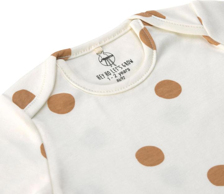 Actual product image Lässig Long sleeve bodysuit dots Milky size 86/92 (86)