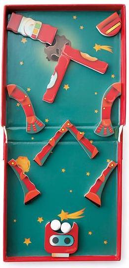 Actual product image Scratch Magnet game robot (11 pieces)