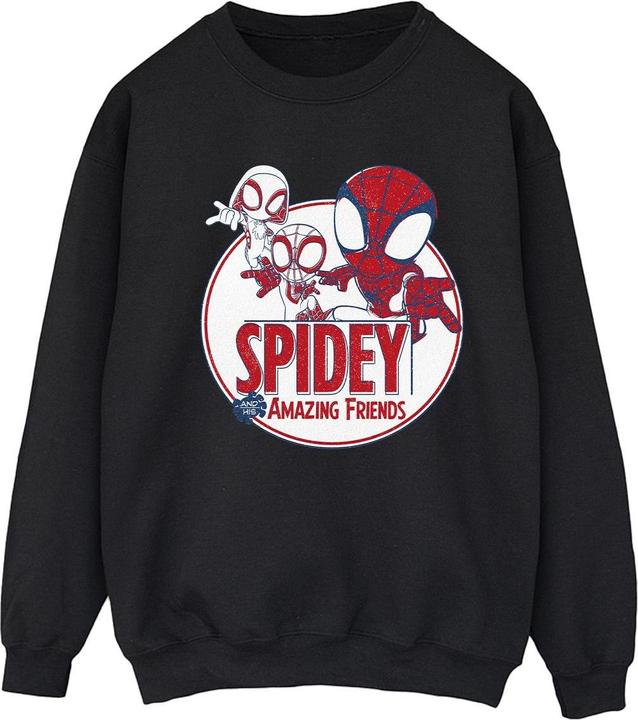 Actual product image Womens/Ladies Spidey And His Amazing Friends Circle Sweatshirt (L)