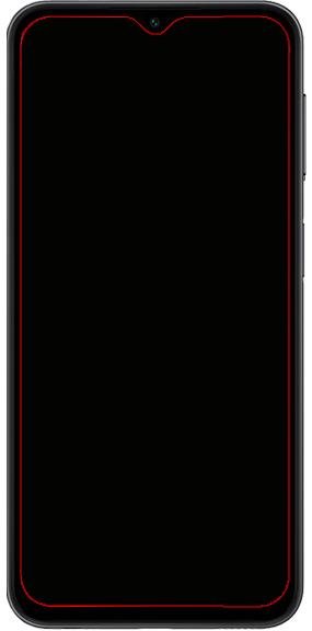 Produktbild Mobilize Schwarzer Rahmen Glas (1 Stück, Samsung Galaxy A24)