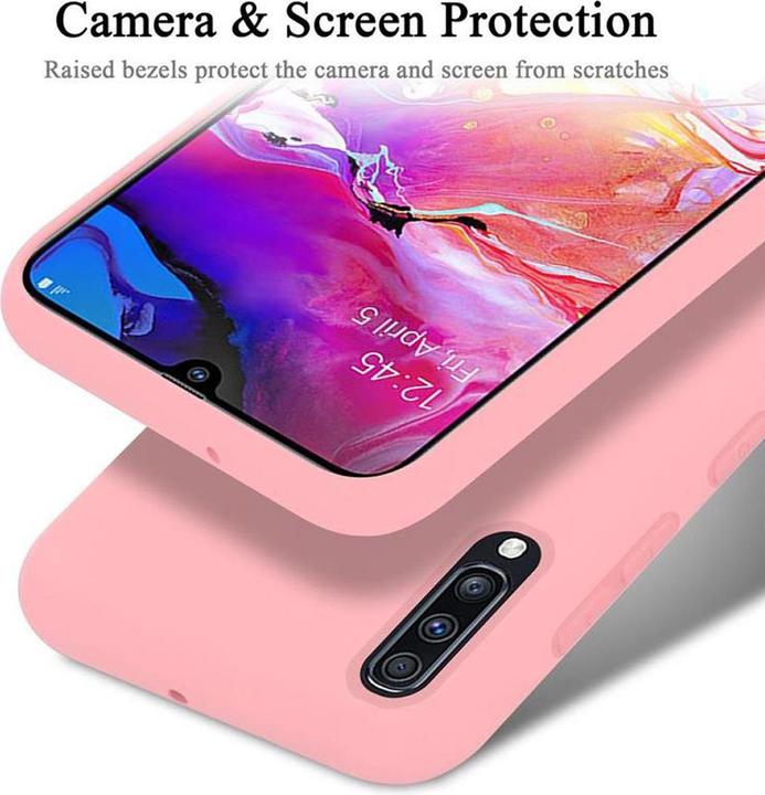 Actual product image Cadorabo TPU Liquid Silicone Case Cover (Samsung Galaxy A70S, Samsung Galaxy A70)