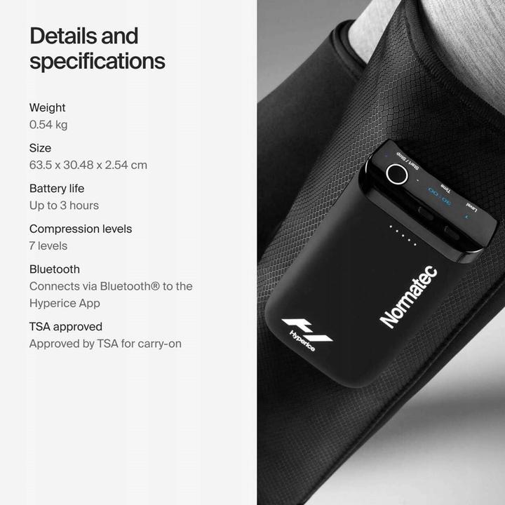Actual product image Hyperice Normatec Go