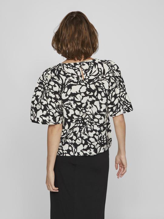 Actual product image Vila Round neck top with short sleeves (34)
