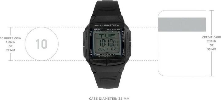 Image du produit Casio Base de données - DB-36-1A (Montre numérique, 37 mm)