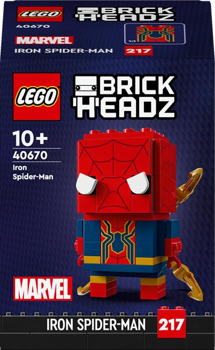 Actual product image LEGO BrickHeadz Iron Spider-Man (40670, LEGO Brickheadz)