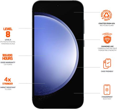 Produktbild Eiger Mountain Glass Ultra Edge (1 Stück, Samsung Galaxy S24+)