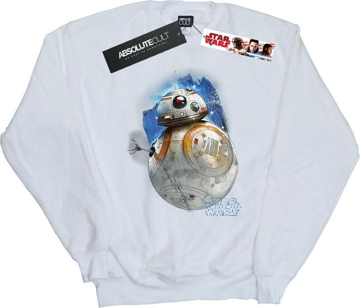 Actual product image Star Wars Mens The Last Jedi BB-8 Brushed Sweatshirt (M)