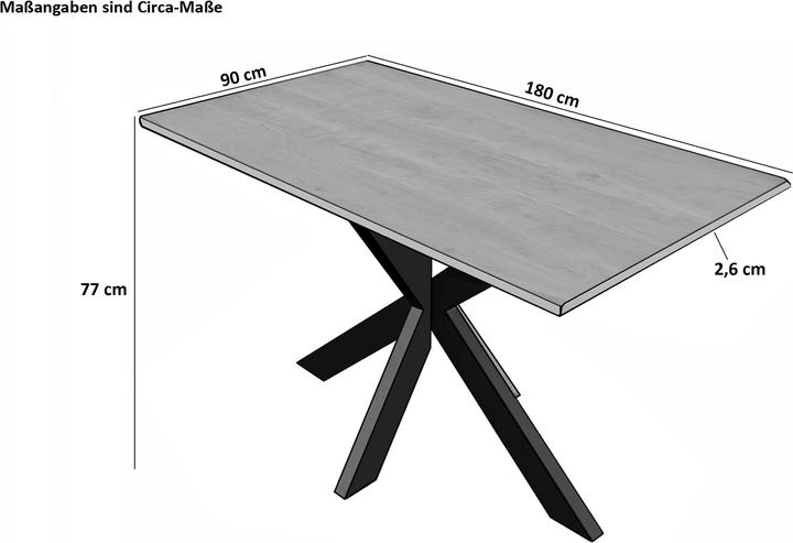 Produktbild SAM Abby (180 x 90 x 77 cm)