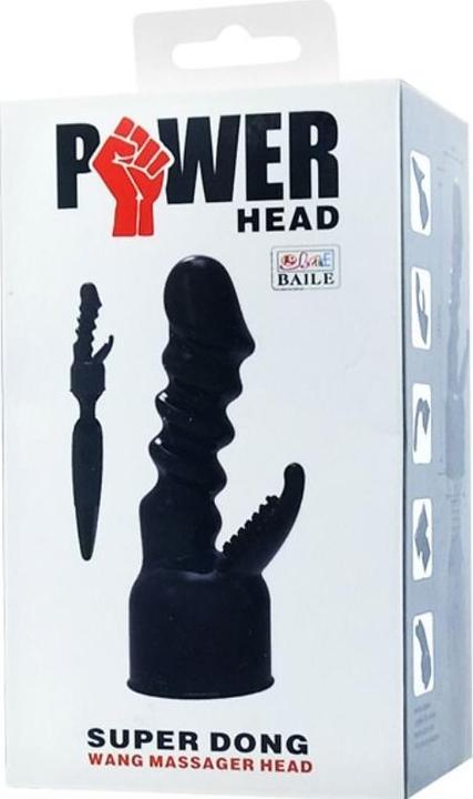 Actual product image Baile Riffled Hand" attachment for massage wand