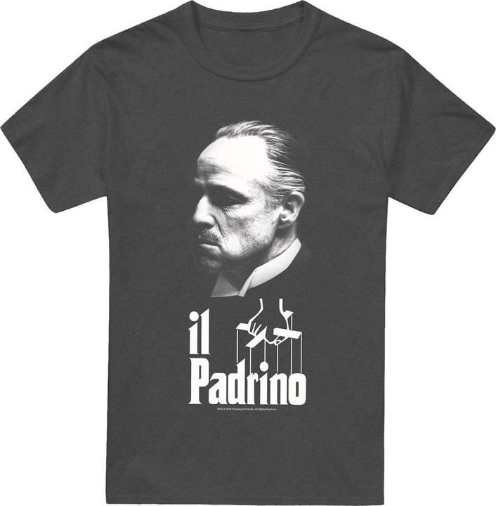 Actual product image The Godfather Unisex Adult Il Padrino T-Shirt (S)