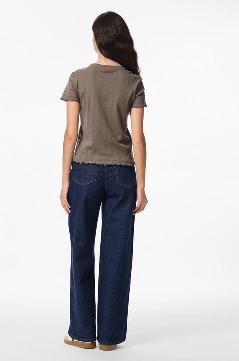 Produktbild Pieces Pcmarie Ss O-Neck Poin Top Jrs Noos Bc (M)