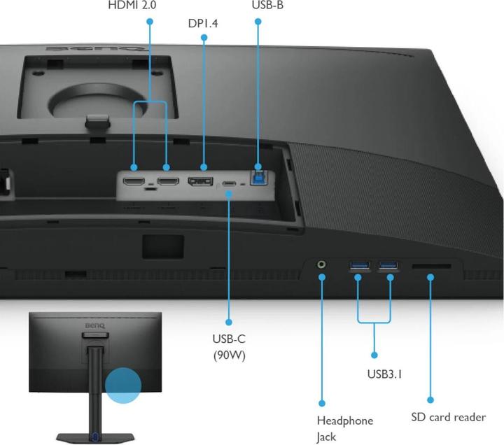 Produktbild BenQ PhotoVue SW272Q (2560 x 1440 Pixel, 27")