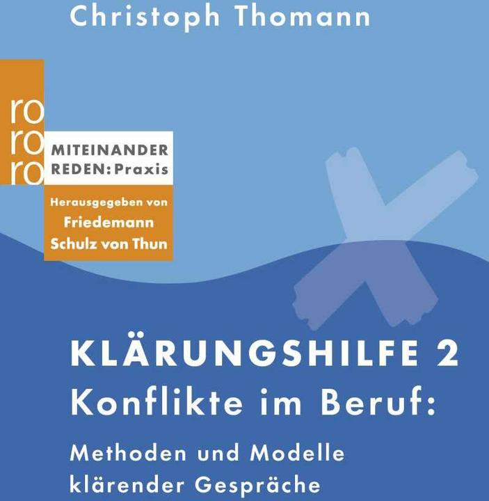 Produktbild Klärungshilfe (Band 2): Konflikte im Beruf (Deutsch, Christoph Thomann, 2004)