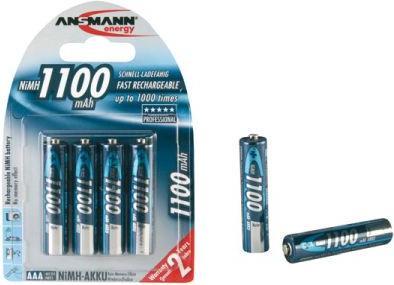 Productafbeelding Ansmann Type 1100 (4 Pcs., AAA, 1050 mAh)