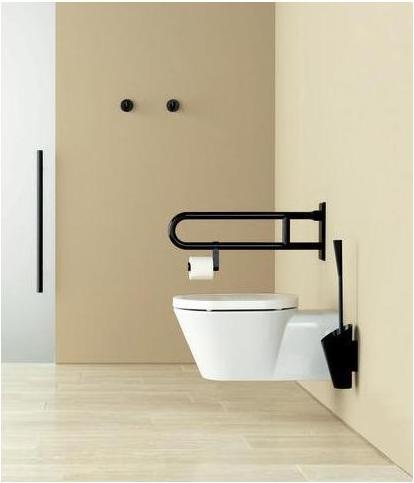 Actual product image Hewi Wall hook SERIE 477 65mm deep, rosette d= 60mm may green