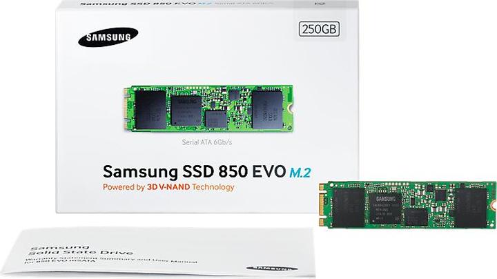 Produktbild Samsung 850 Evo (250 GB, M.2)