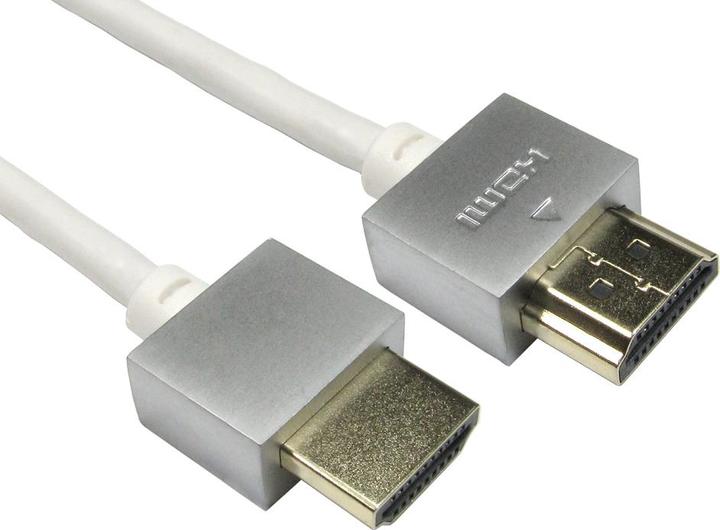 Immagine prodotto Cables Direct CDL 1m Cavo HDMI Super Slim Bianco