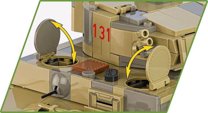 Actual product image Cobi Panzer VI Tiger I no 131 The Tank Museum