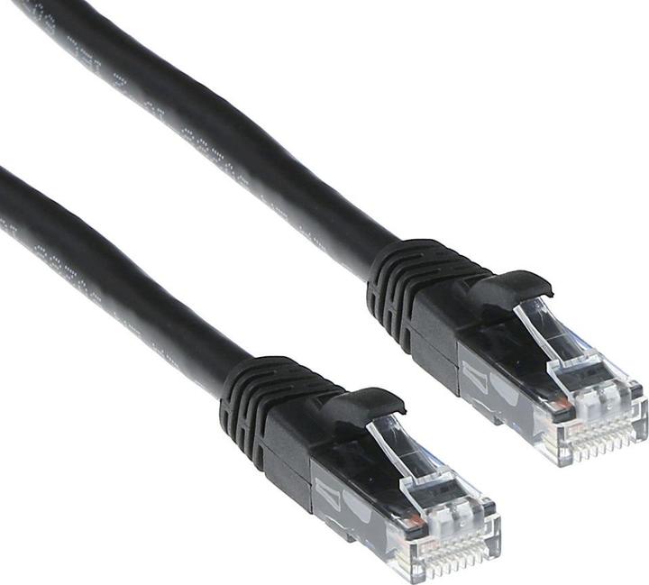 Produktbild Black 7 meter U/UTP CAT6A patch cable snagless with RJ45 connectors CAT6A U/UTP SNAGLESS BK 7.00M (U/UTP, CAT6a, 7 m)