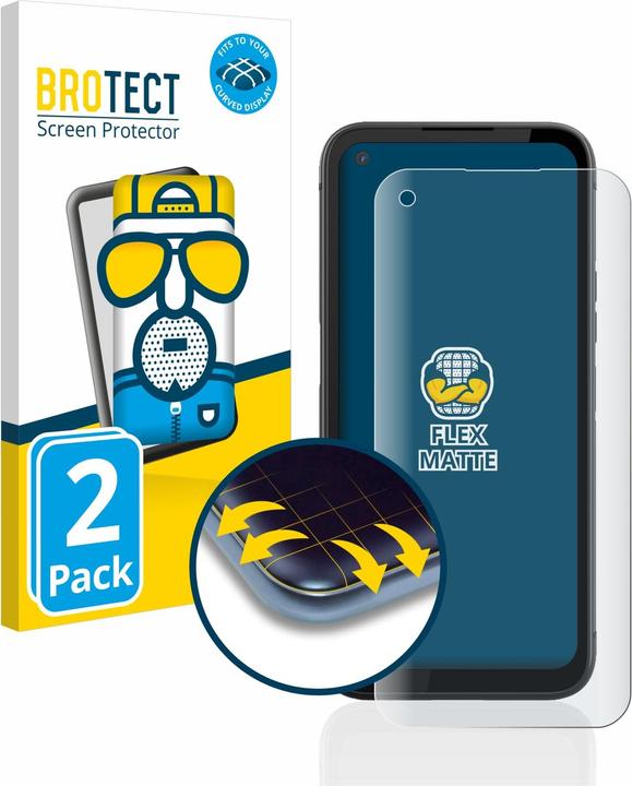 Produktbild BROTECT Full-Cover Displayschutz Matt (2 Stück, Gigaset GX6)