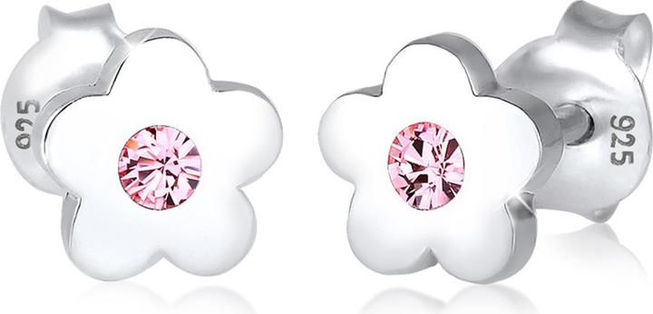 Elli Blume (Glaskristall, 925 Sterling Silber)