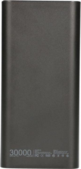Actual product image Extralink EX.19515 power bank Lithium Polymer (LiPo) Black (30000 mAh, 22.50 W, 111 Wh)