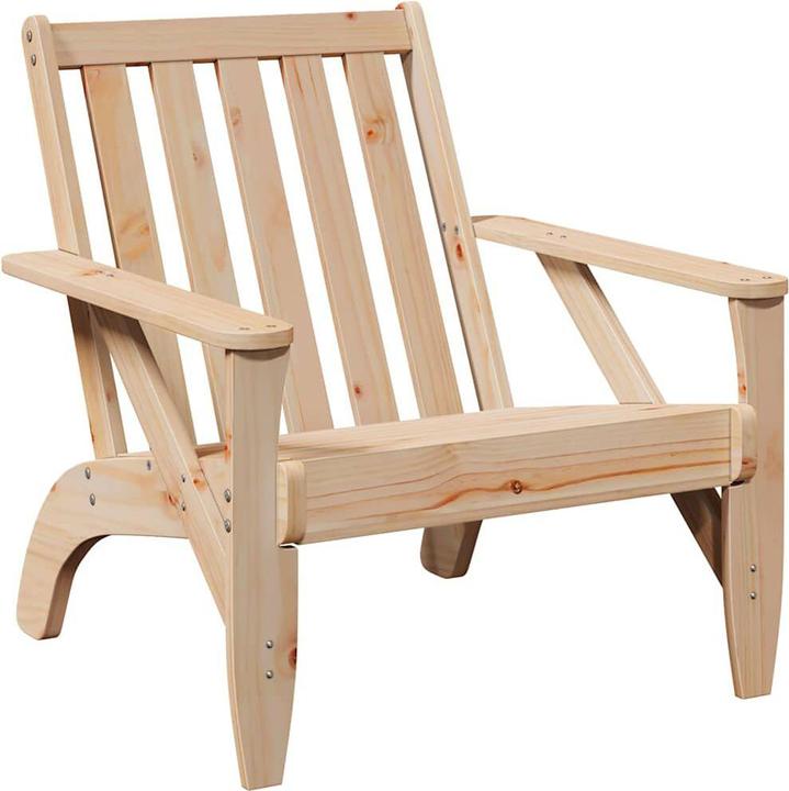 Actual product image VidaXL Adirondack garden chair 75x77x77 cm solid wood pine garden chair Chair