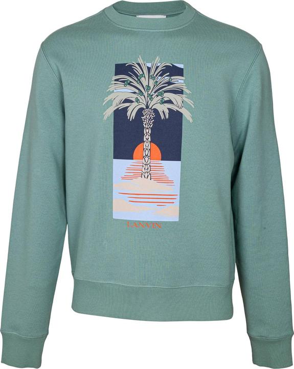 Image du produit Lanvin printed cotton sweatshirt (S)