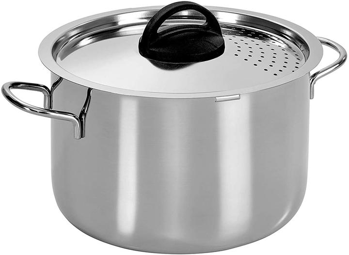 Produktbild Barazzoni Spaghettitopf zum einfachen Abgiessen (22 cm, Kochtopf, Stahl)