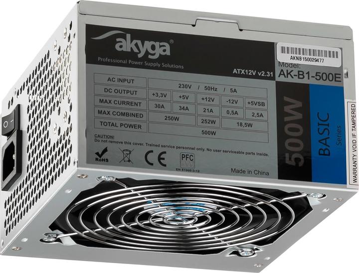 Produktbild Akyga 500W Netzteil (500 W)