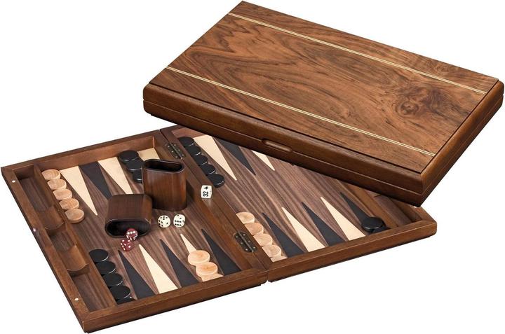 Philos Backgammon Delos (Deutsch, Französisch, Italienisch, Englisch)
